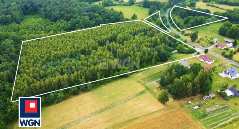Grunt rolny na  sprzedaż Świerszczów - Działka rolna | zalesiona | z pozostałością siedliska, powierzchnia 4,26 ha, Świerszczów, gm. Cyców.